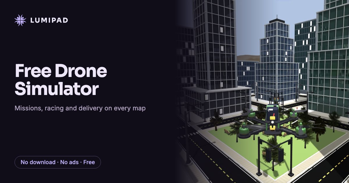 Moon World — Free Drone Racing Simulator