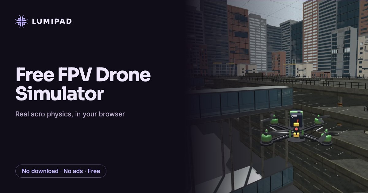 Free FPV Drone Simulator - No Download, No Ads